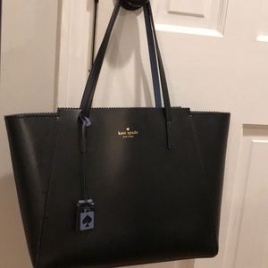 Kate Spade Black Leather work bag